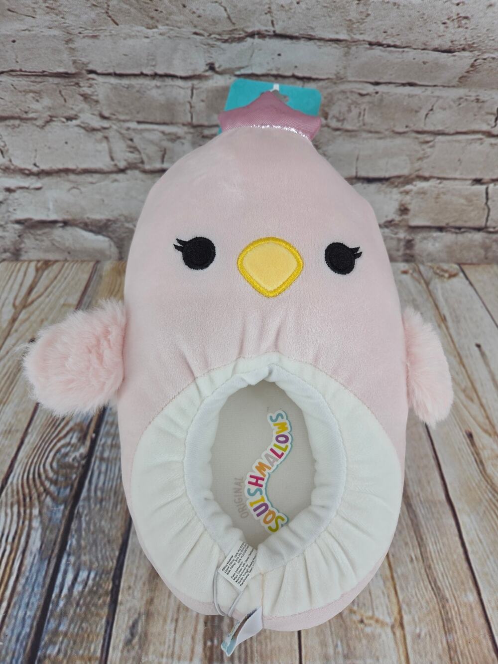 Kids Squishmellow Slippers Penguin NEW Size 6-7